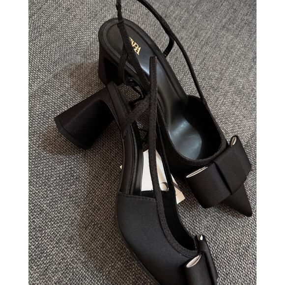 ZARA Embellished Slingbacks NWT - Picture 12 of 16